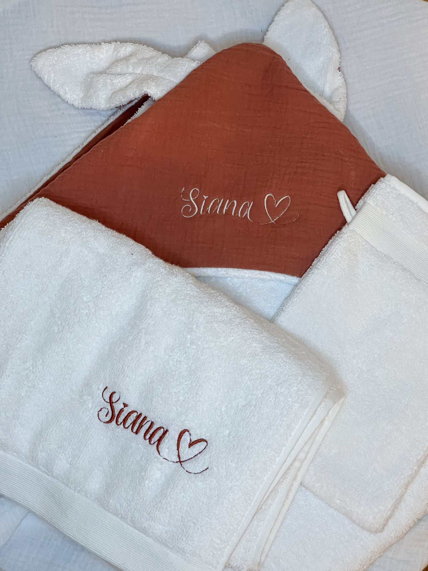 Trousseau de bain enfants