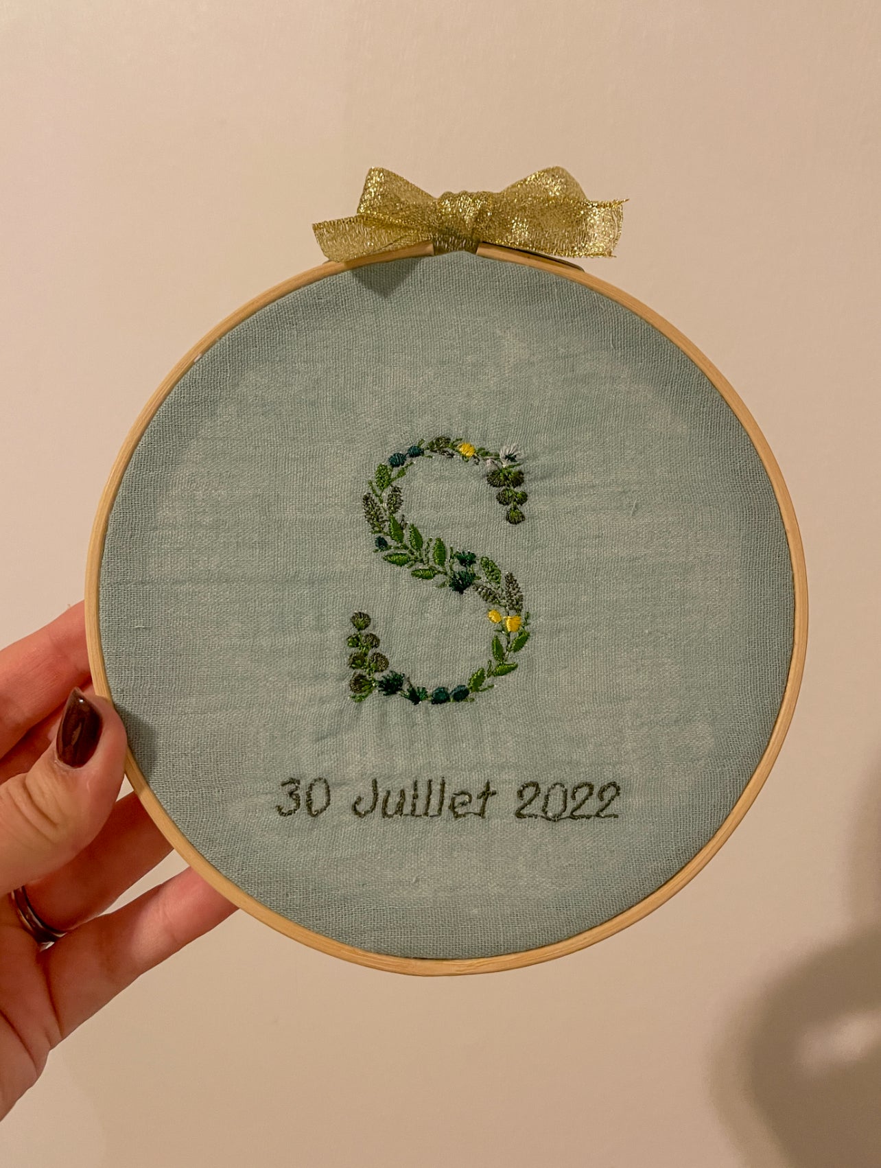 Initiale feuilles