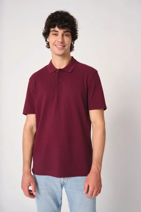 Polo piqué homme