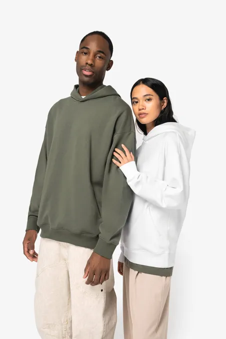 Sweat-shirt écoresponsable à capuche oversize unisexe