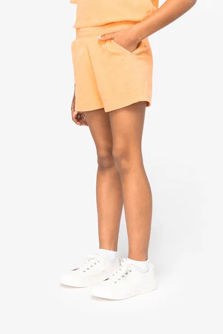Short écoresponsable en éponge fille