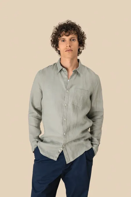 Chemise en lin homme