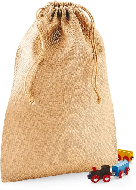 Sac à cordelette en jute