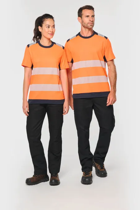 T-shirt de sécurité recyclé manches courtes unisexe