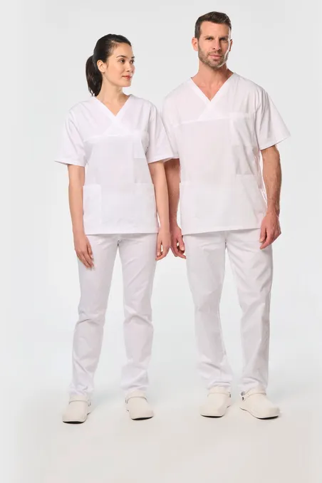 Tunique coton manches courtes unisexe
