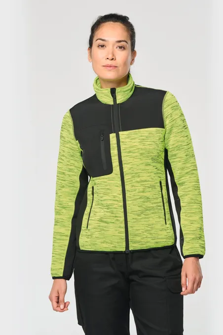 Veste recyclée en polytricot femme