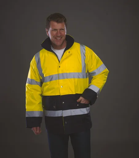 Veste de sécurité bicolore haute visibilité