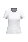 T-shirt col V manches courtes femme