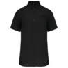Chemise popeline manches courtes