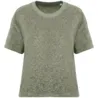 T-shirt écoresponsable en éponge femme
