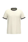 T-shirt ringer écoresponsable à bords contrastés effet délavé homme