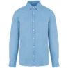 Chemise écoresponsable délavée homme
