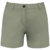 Bermuda chino écoresponsable femme