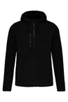 Veste à capuche chinée femme