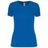T-shirt de sport manches courtes col v femme