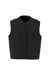 Veste sans manches en sherpa femme