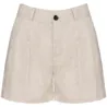 Short en lin femme
