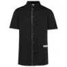 Blouse polycoton avec boutons-pression homme