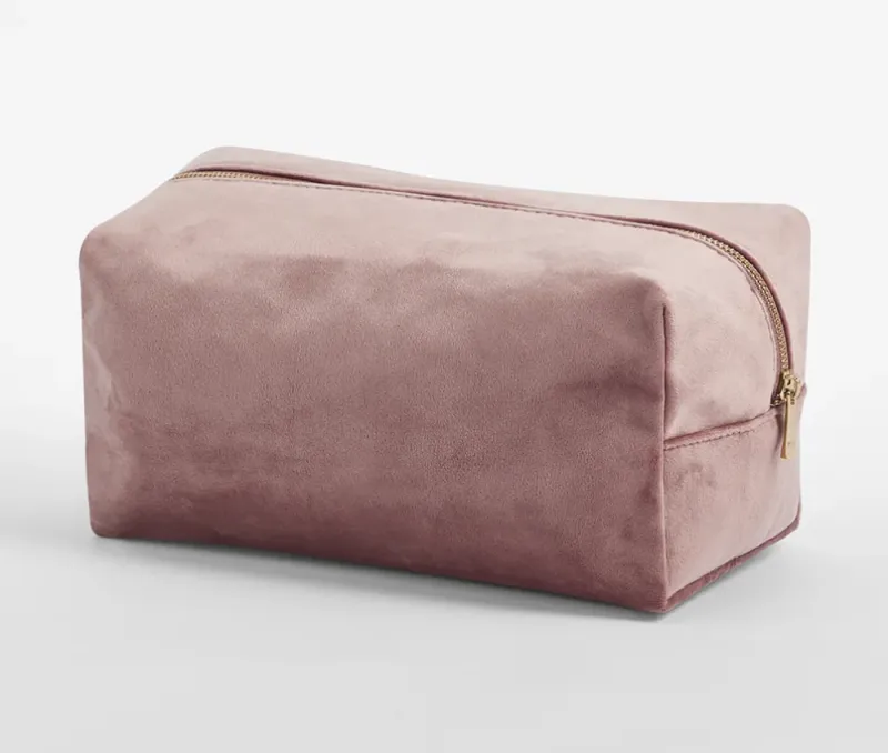Trousse de toilette velours