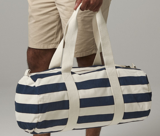 Sac de voyage rayé