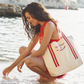 Sac de plage coloré