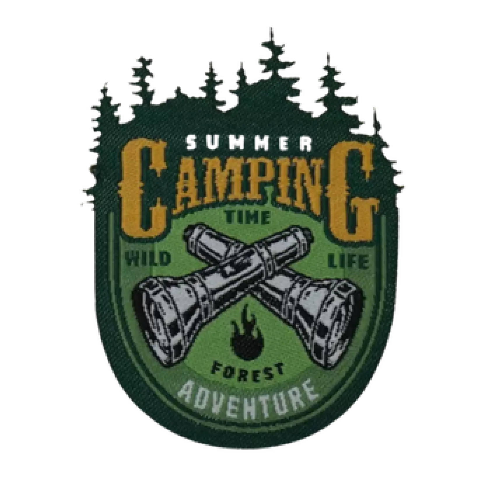 Écusson personnalisé Camping Adventure Atelier Mirabel