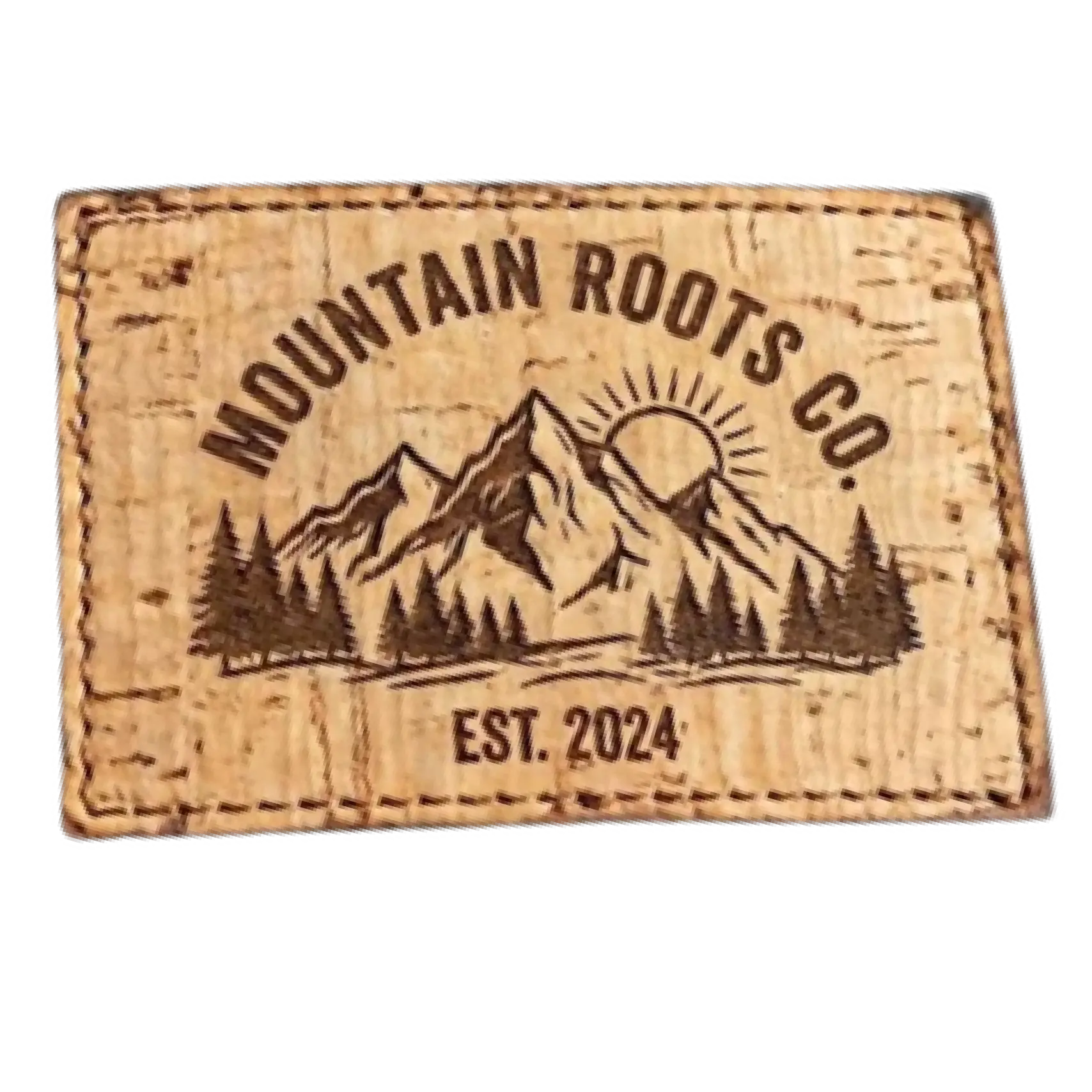 Écusson Mountain Roots Co Atelier Mirabel